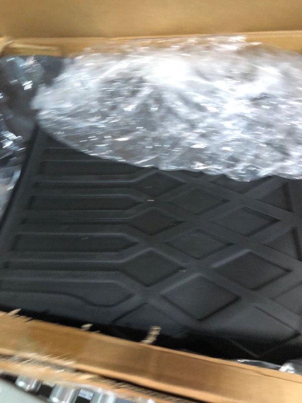 Photo 3 of SMARTLINER Custom Fit Floor Mats 3 Row Liner Set Black Compatible with 2013-2020 Toyota 