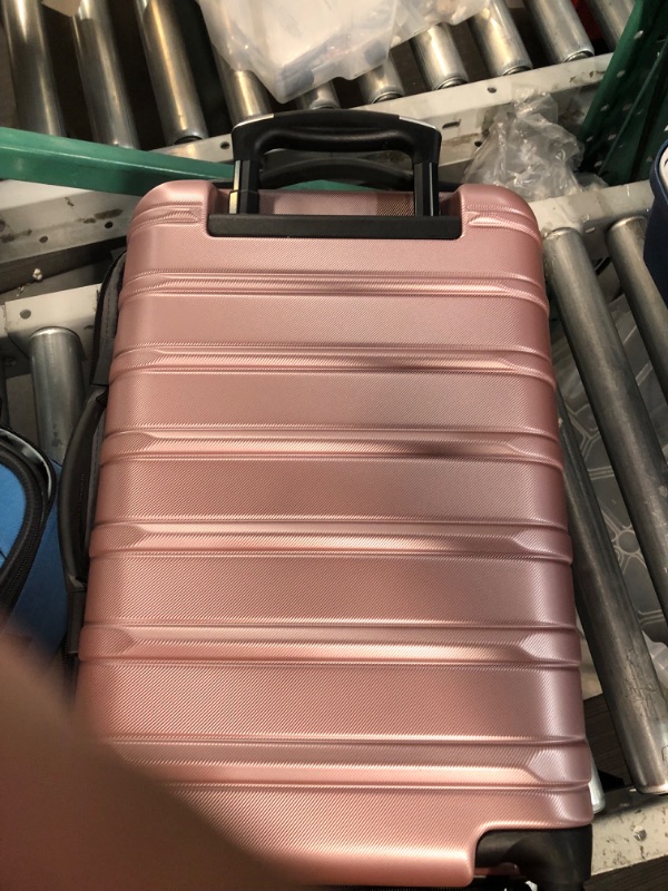 Photo 1 of Samsonite Omni Expandable Luggage with Spinner Wheels, Carry-On 20-Inch, Rose Gold Carry-On 20-Inch Rose Gold