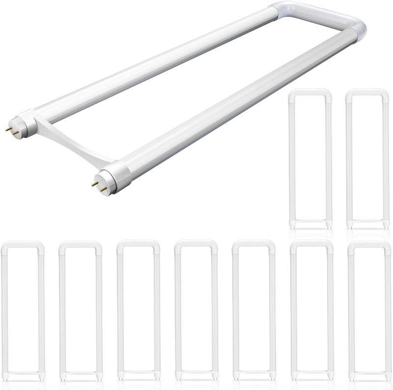 Photo 1 of 10 Pack U-Bend Light Fixture,LED U Shaped Bulbs