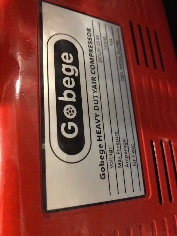 Photo 5 of Gobege 12V Portable Air Compressor,