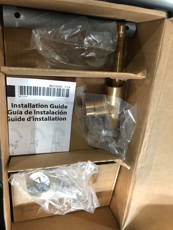 Photo 3 of * used item * 
Moen Brushed Gold Sip Modern Cold Water Kitchen Beverage Faucet with Optional Filtration System, S5530BG