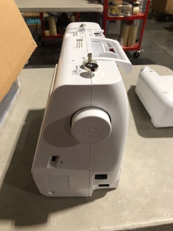 Photo 4 of ***USED - NO POWER CORD INCLUDED - UNABLE TO TEST***PARTS ONLY NON REFUNDABLE 
Brother Embroidery Machine, PE535, 80 Built-in Embroidery Designs, 9 Font Styles, 4" x 4" Embroidery Area