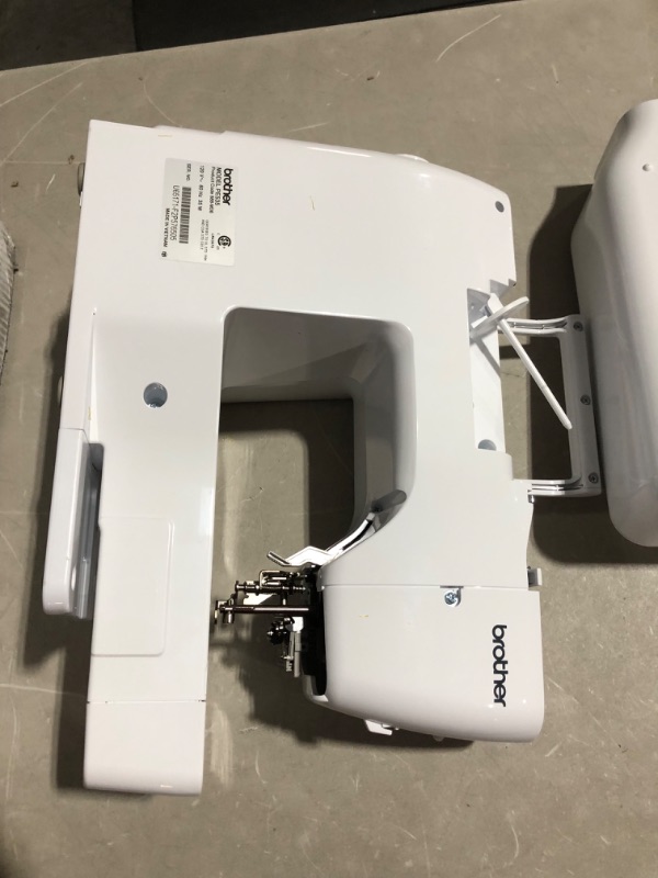 Photo 6 of ***USED - NO POWER CORD INCLUDED - UNABLE TO TEST***
Brother Embroidery Machine, PE535, 80 Built-in Embroidery Designs, 9 Font Styles, 4" x 4" Embroidery Area