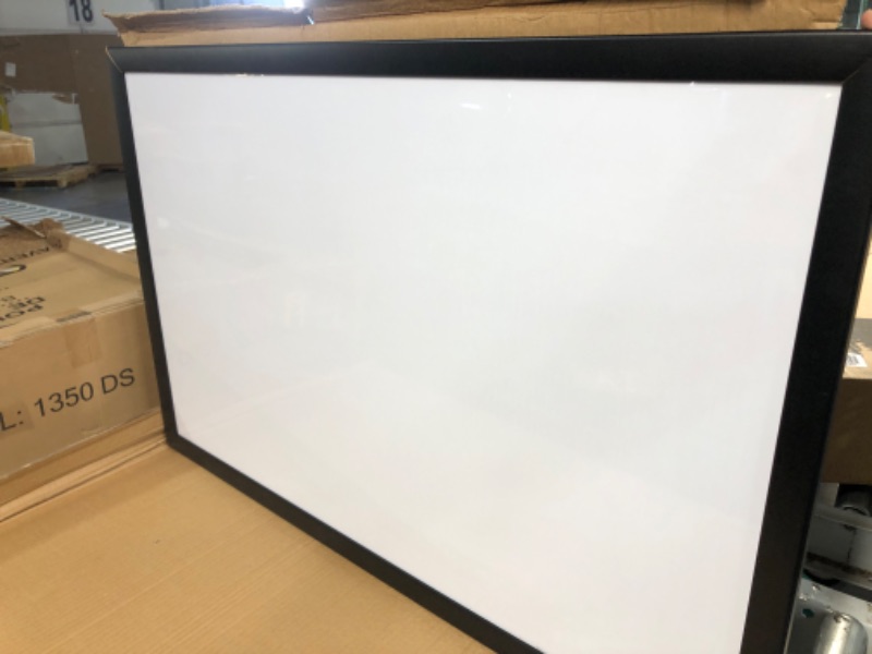 Photo 5 of MINOR CHIPS AND DENTS*******U Brands Magnetic Dry Erase Board with MDF Frame, 35 x 23, White Surface, Black Frame (311U0001)
