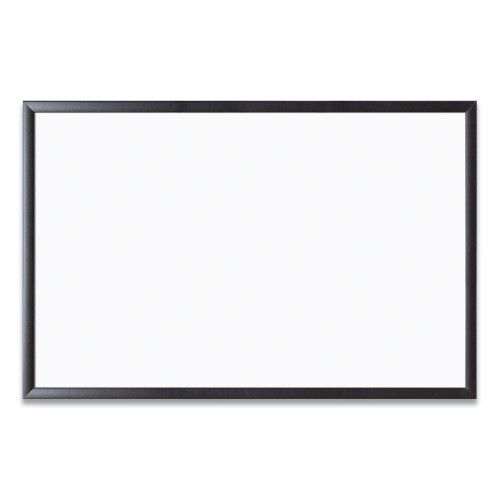 Photo 1 of MINOR CHIPS AND DENTS*******U Brands Magnetic Dry Erase Board with MDF Frame, 35 x 23, White Surface, Black Frame (311U0001)
