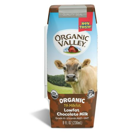 Photo 1 of (Price/Case)Organic Valley 21343040 Aseptic Chocolate Milk 24-8 Fluid Ounce
