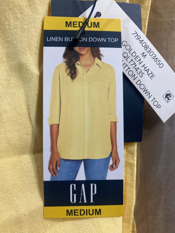 Photo 1 of CAP LINEN BUTTON TOP MEDIUM 