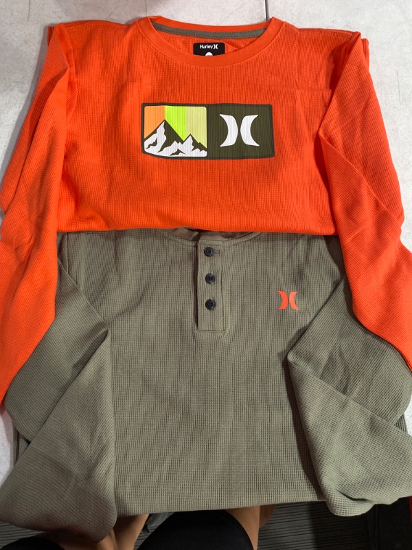 Photo 1 of Bundle of 2 Hurley Long Sleeve Shirts 14/16