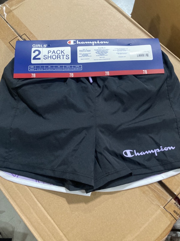 Photo 3 of Champion Girl's 2.5" 2-Pack Active Shorts 7/8