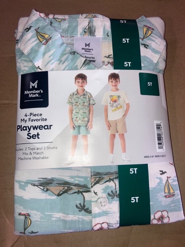 Photo 1 of Member's Mark Boy's 4-Piece My Favorite Mix & Match Playwear Set 5T