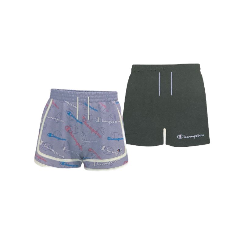 Photo 1 of Champion Girls' 2 Pack Active Stretch Comfort Shorts SIZE 7/8
