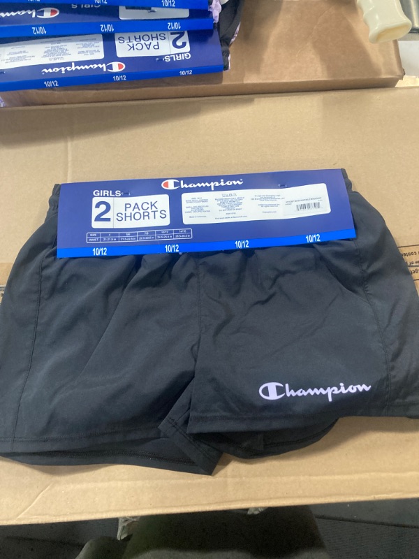 Photo 3 of Champion Girls' 2 Pack Active Stretch Comfort Shorts 10/12