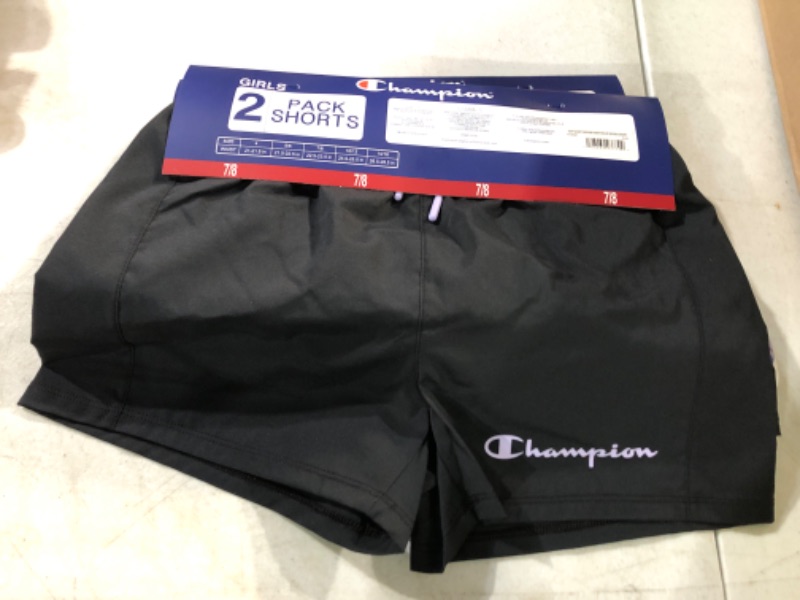 Photo 1 of Champion Girls' 2 Pack Active Stretch Comfort Shorts