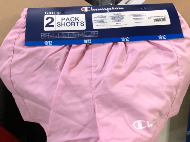 Photo 1 of Champion Girls' 2 Pack Active Stretch Comfort Shorts 10/12