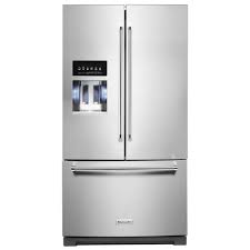 Photo 1 of KitchenAid 27-cu ft French Door Refrigerator with Ice Maker (Stainless Steel with Printshield Finish) ENERGY STAR