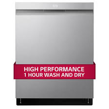 Photo 1 of LG Top Control 24-in Smart Built-In Dishwasher With Third Rack (Printproof Stainless Steel)