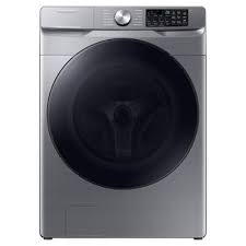 Photo 1 of Samsung 4.5-cu ft High Efficiency Stackable Steam Cycle Smart Front-Load Washer (Platinum) ENERGY STAR