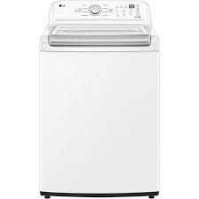 Photo 1 of LG 4.8-cu ft High Efficiency Agitator Top-Load Washer (White) ENERGY STAR