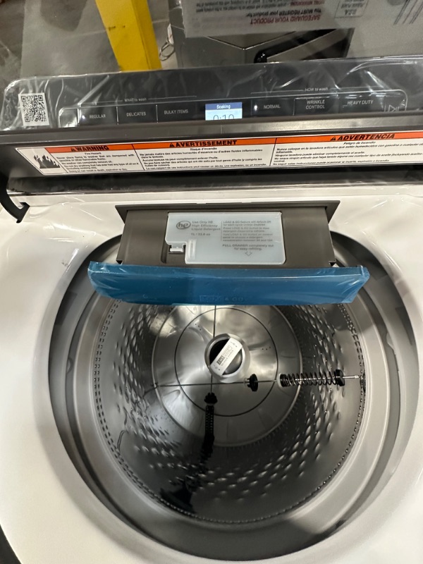 Photo 13 of Whirlpool Smart Capable w/Load and Go 5.3-cu ft High Efficiency Impeller and Agitator Smart Top-Load Washer (White) ENERGY STAR