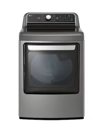 Photo 1 of LG EasyLoad 7.3-cu ft Smart Gas Dryer (Graphite Steel) ENERGY STAR