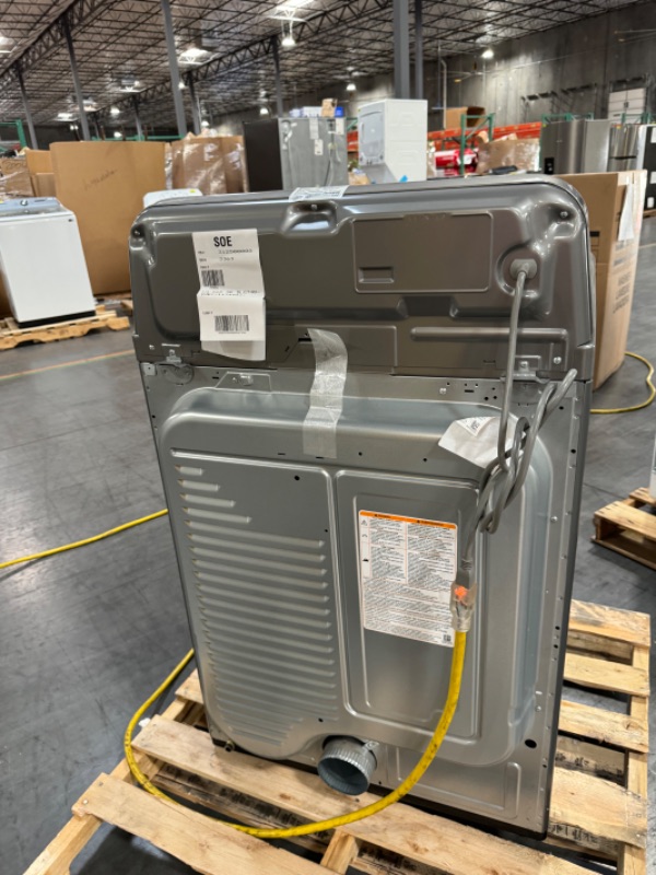Photo 1 of LG EasyLoad 7.3-cu ft Smart Gas Dryer (Graphite Steel) ENERGY STAR