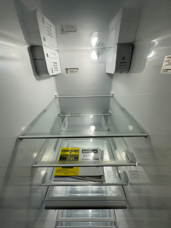 Photo 10 of Whirlpool 28.4-cu ft Side-by-Side Refrigerator with Ice Maker