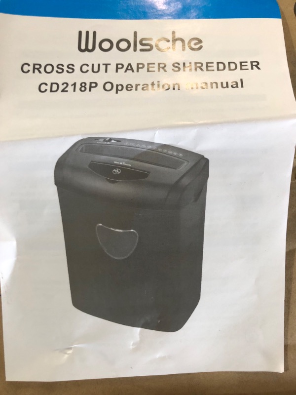 Photo 4 of Woolsche Paper Shredder