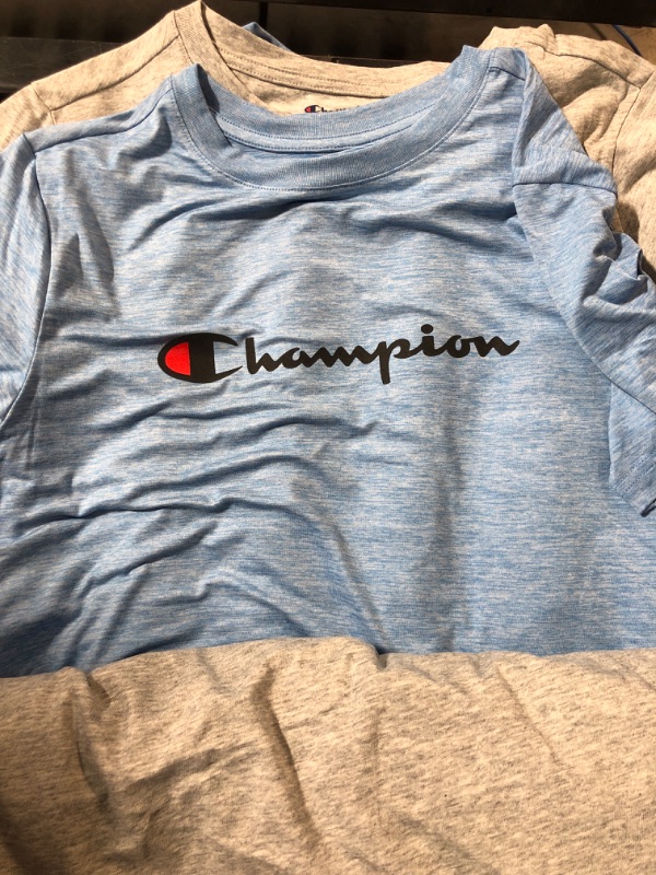 Photo 4 of Champion Boys 10-Pack Short Sleeve Crew Tee - Comfortable and Versatile, 18/20 + 14/16
