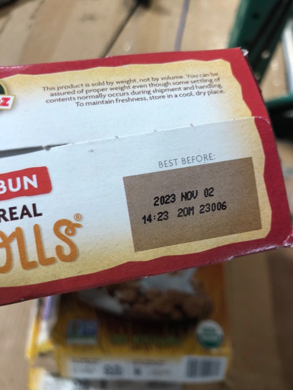Photo 1 of *SEE NOTES** Rhino Rolls Organic Cinnamon Bun Cereal, 9.5 Ounce 5PK