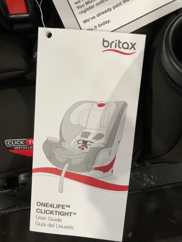 Photo 2 of Britax One4Life ClickTight All-in-One Car Seat, Eclipse Black
