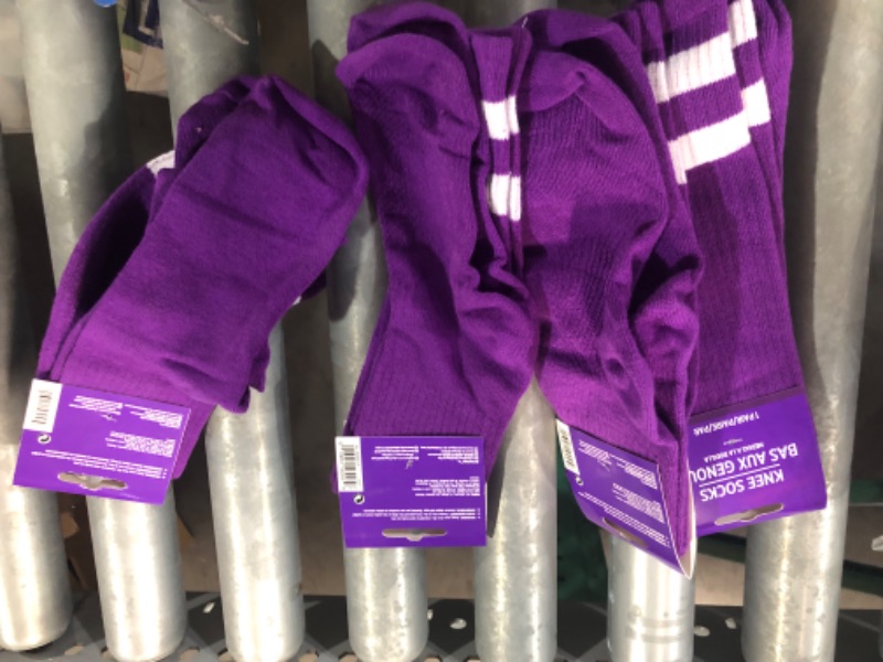 Photo 1 of 4 PACK PURPLE KNEE SOCKS