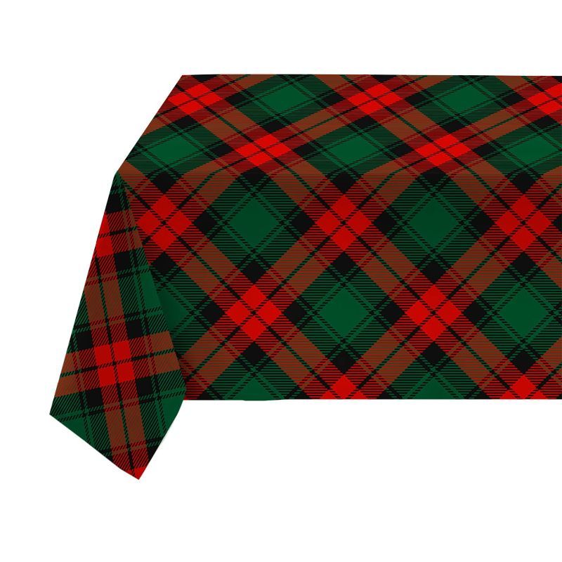 Photo 1 of JOYPLUS Buffalo Plaid Waterproof Fabric Tablecloth,Rectangle Watercolor Oil-Proof (60" x 120" inch)