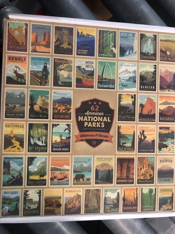 Photo 1 of American National Parks Jigsaw puzzle 2 pack