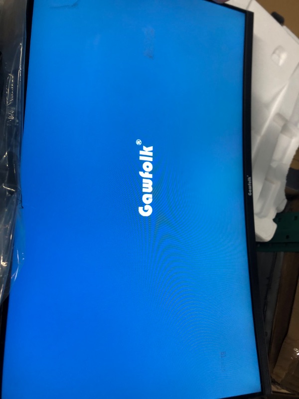 Photo 4 of Gawfolk Curved 27 inch Gaming Monitor 165Hz, 144Hz PC Monitor Full HD 1080P, Frameless 1800R Computer Display with FreeSync & Eye-Care Technology, Support VESA, DP, HDMI Port (Black)