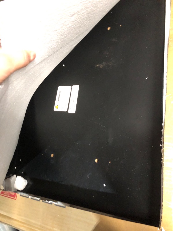 Photo 1 of ChooChoo End Side Table, Modern End Table with Storage Shelf, X-Design Side Table Living Room (Black)…