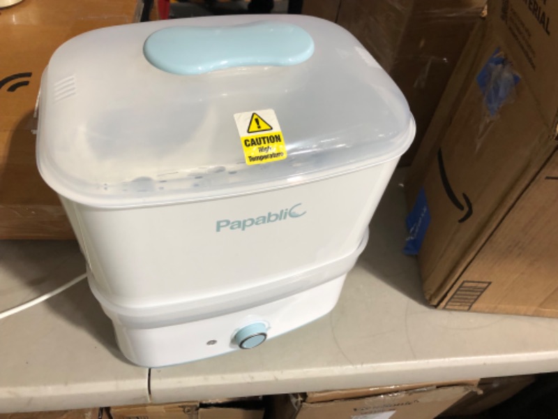 Photo 1 of **USED** **POWERS ON** **MISSING ACCESSORIES** Papablic Baby Bottle Electric Steam Sterilizer and Dryer Classic