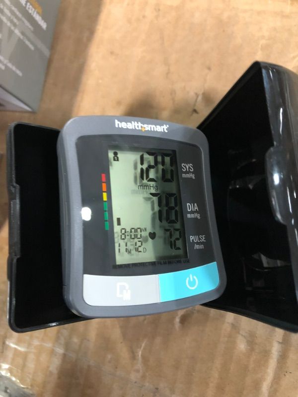 Photo 2 of ***NO BATTERIES - UNABLE TO TEST***
HealthSmart Standard Series Blood Pressure Monitors, Universal Wrist Wrist Standard