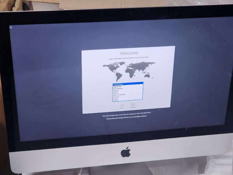 Photo 12 of ***READ NOTES***
Apple iMac 21.5in 2.7GHz Core i5 (ME086LL/A) All In One Desktop, 8GB Memory, 256GB Solid State Drive, MacOS 10.12 Sierra (Renewed) 