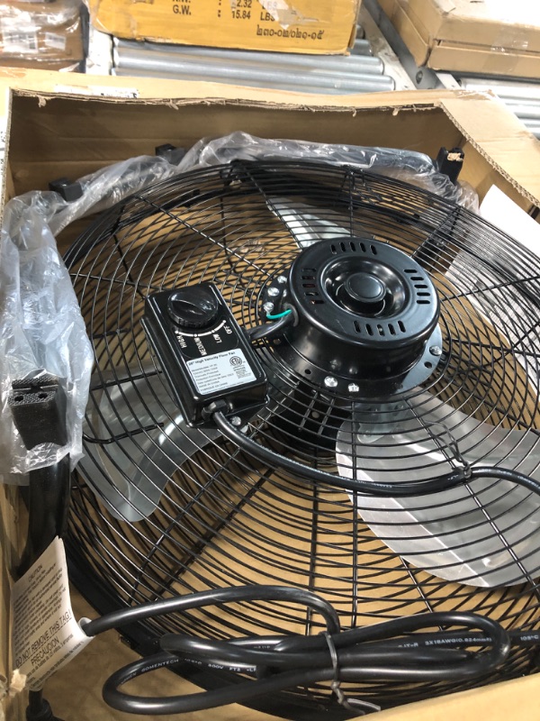 Photo 3 of KEN BROWN 20 Inch High Velocity Floor Fan