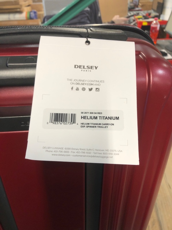 Photo 7 of **SEE NOTES**DELSEY Paris Titanium Hardside Expandable Luggage with Spinner Wheels