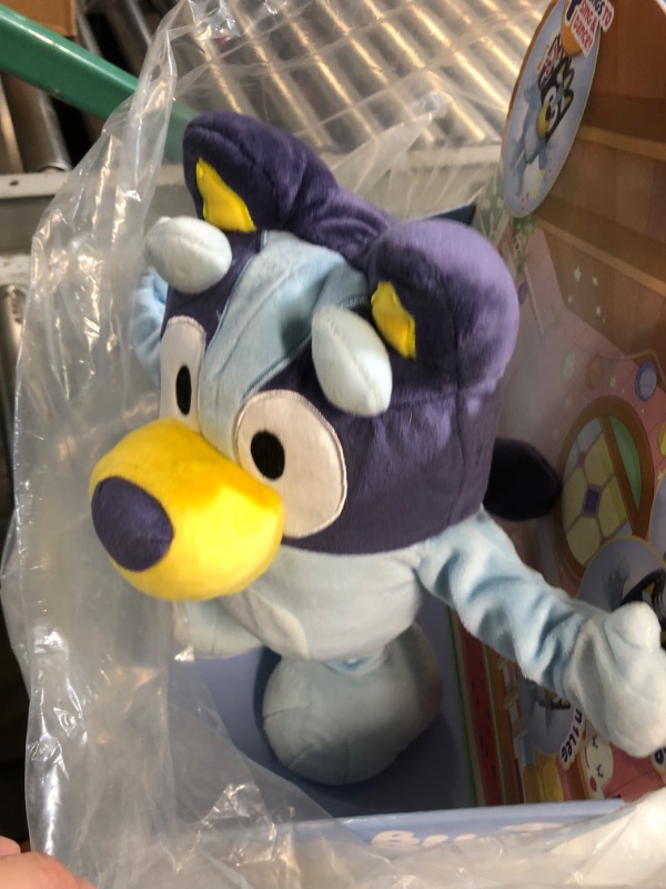 Photo 4 of Bluey Dance and Play 14" Animated Plush | Over 55 Phrases and Songs, Multicolor