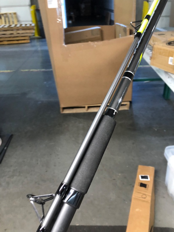 Photo 3 of ***NONFUNCTIONAL - EYELET BROKEN - FOR PARTS***
Zebco Big Cat Spinning Rod, 2-Piece, Durable Glass Fishing Rod, Heavy-Duty Guide 8'0" Rod