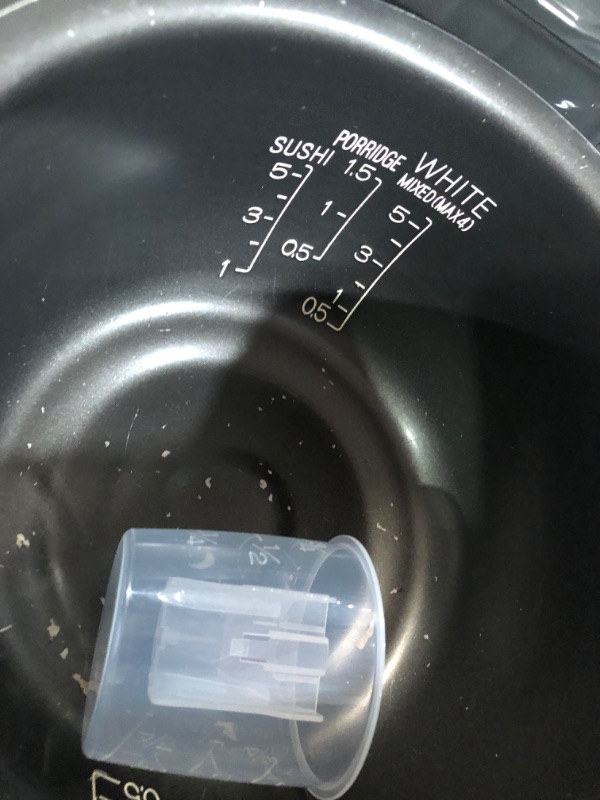 Photo 6 of ***USED - DAMAGED - SEE NOTES***
Zojirushi NP-HCC10XH Induction Heating System Rice Cooker and Warmer, 1 L, Stainless