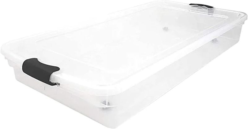 Photo 1 of **SEE NOTES**HOMZ 60 Quart Multipurpose Slim Underbed Storage Container Bin