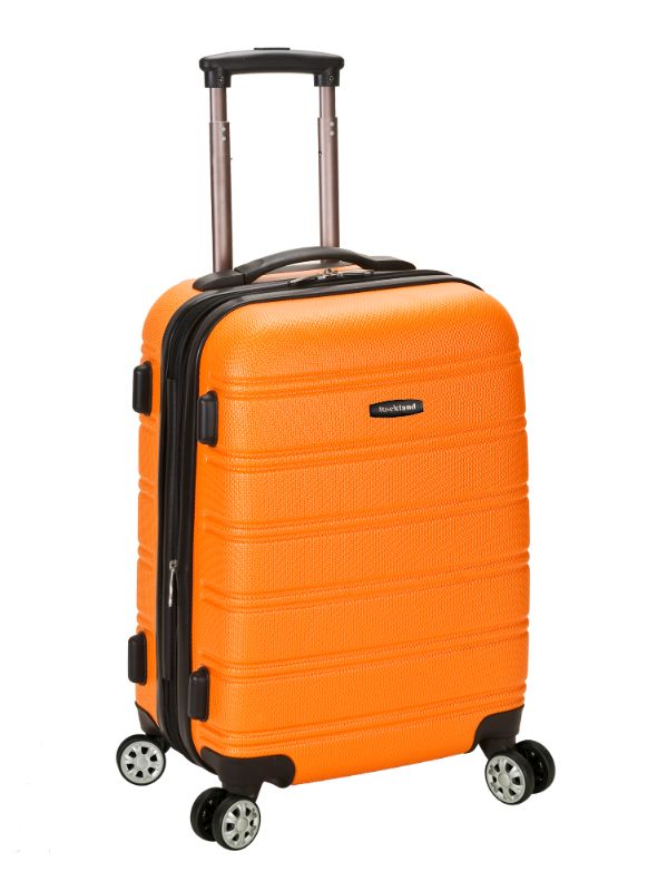 Photo 1 of **SEE NOTES**Rockland Orange Melbourne 20 Expandable Abs Carry on 