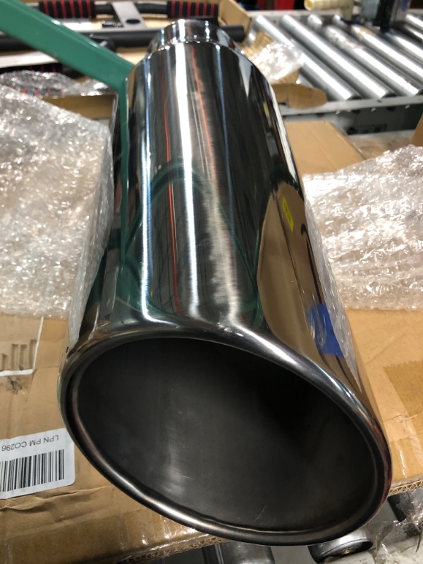 Photo 3 of Diesel Exhaust Tip 4", 6" Outlet 18" Overall Length Bolt-On Truck Tip,