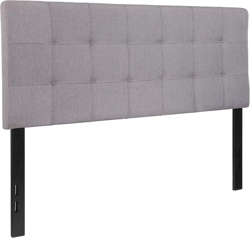 Photo 1 of 
Flash Furniture Bedford Tufted Upholstered Full Size Headboard in Light Gray 