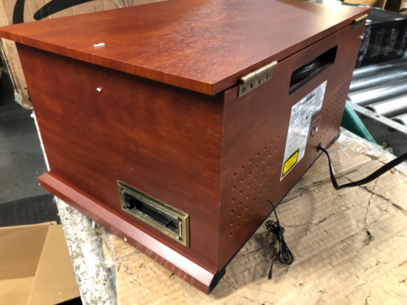 Photo 13 of ***DOES NOT POWER ON - UNABLE TO TROUBLESHOOT***
Victrola Nostalgic 6-in-1 Bluetooth Record Player & Multimedia Center with Built-in Speakers Mahogany