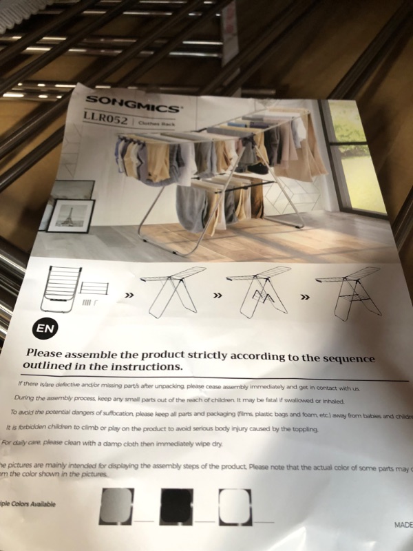 Photo 2 of **SEE NOTES**
SONGMICS Clothes Drying Rack