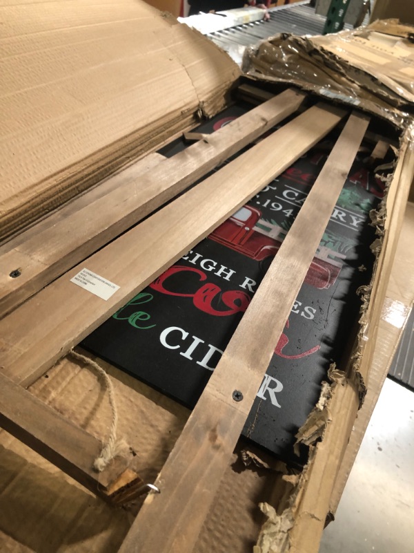 Photo 1 of **see notes**Glitzhome® 32" Double-Sided Wooden Easel Accent with Changeable Board